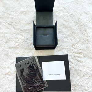 - NEW!!! David Yurman jewelry box for necklace or pendant Authentic